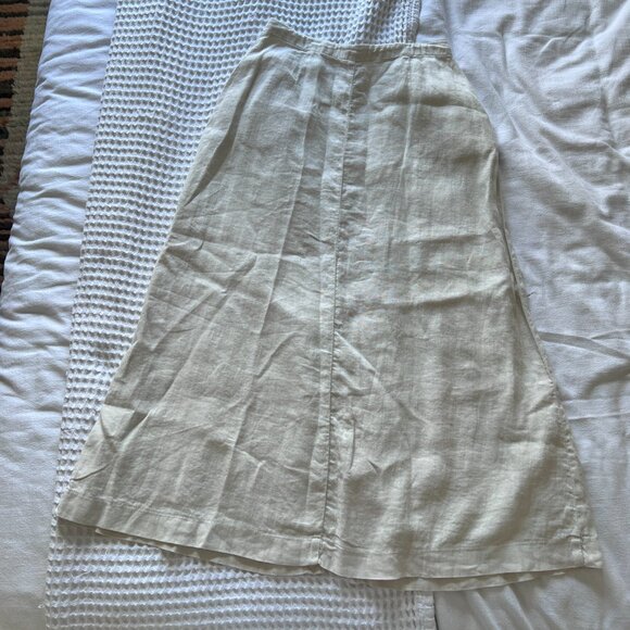 NWOT Maison Hotel Calota Button Front Midi Skirt - Picture 6 of 12